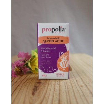 SAVON ACTIF  Propolis, Miel & Karité
