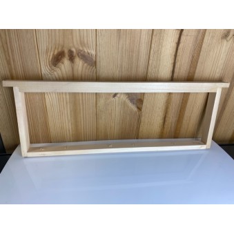 Cadre Dadant  hausse fils verticaux/oblique inox 470/435*160*25mm