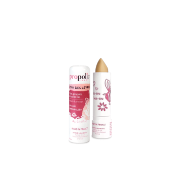 Baume lèvres Propolis, Karité, Cire de Propolis