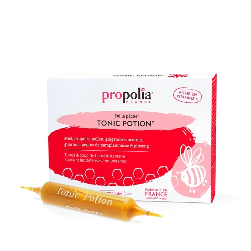 Tonic Potion - Propolis, Miel, Pollen, Gingembre & Acérola