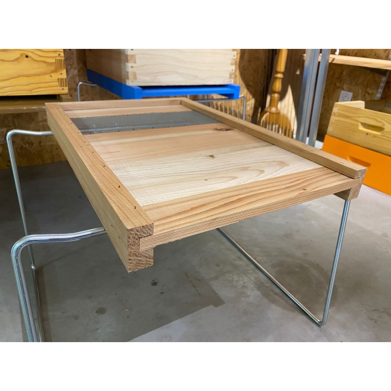 Plancher Dadant 8 cryptoméria superposé aéré galva 550*360*45mm