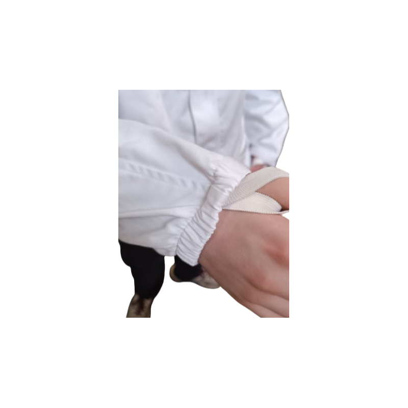 Blouson blanc voile astronaute