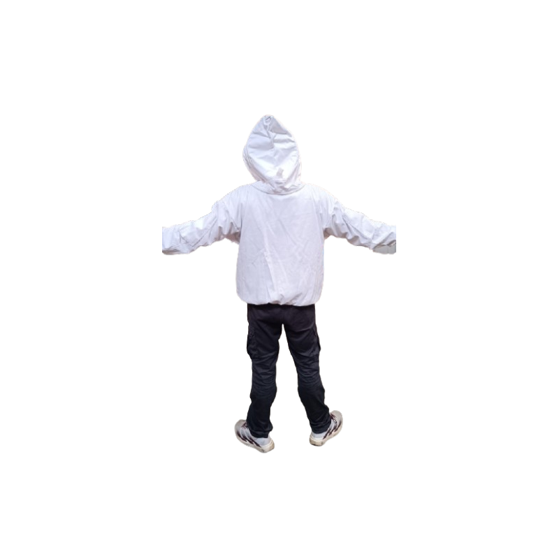 Blouson blanc voile astronaute