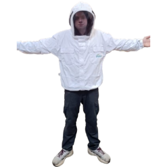 Blouson blanc voile astronaute