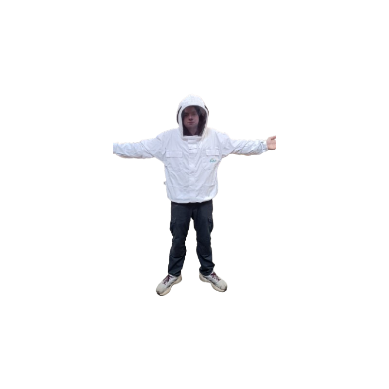 Blouson blanc voile astronaute